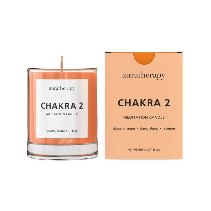 Chakra 2 Meditation Candle