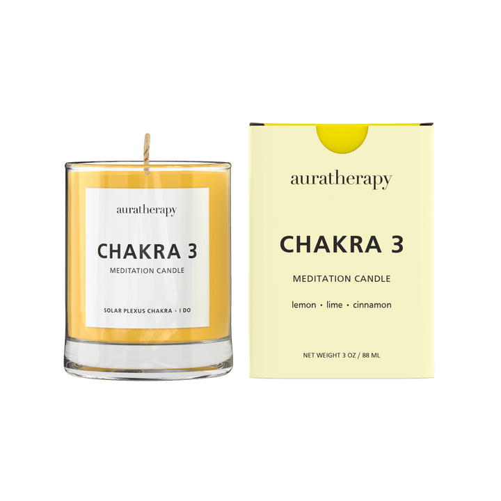 Chakra 3 Meditation Candle
