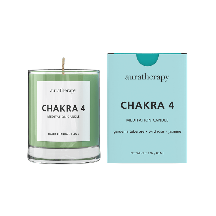 Chakra 4 Meditation Candle