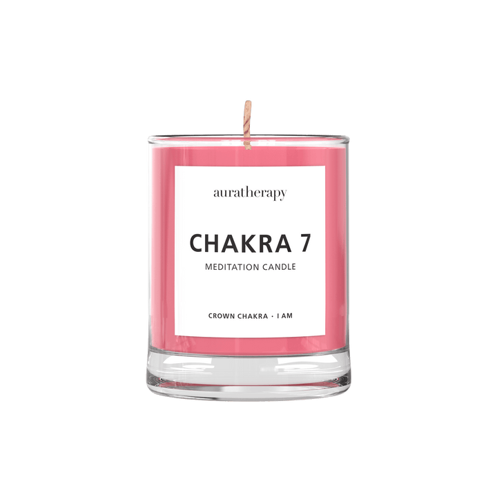 Chakra 7 Meditation Candle