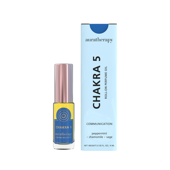 Mini Chakra 5 Communication Roll On Perfume Oil