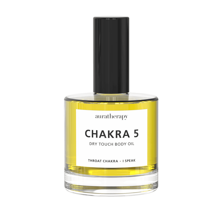 Chakra 5 - Throat Chakra Dry Touch Healing Body Oil