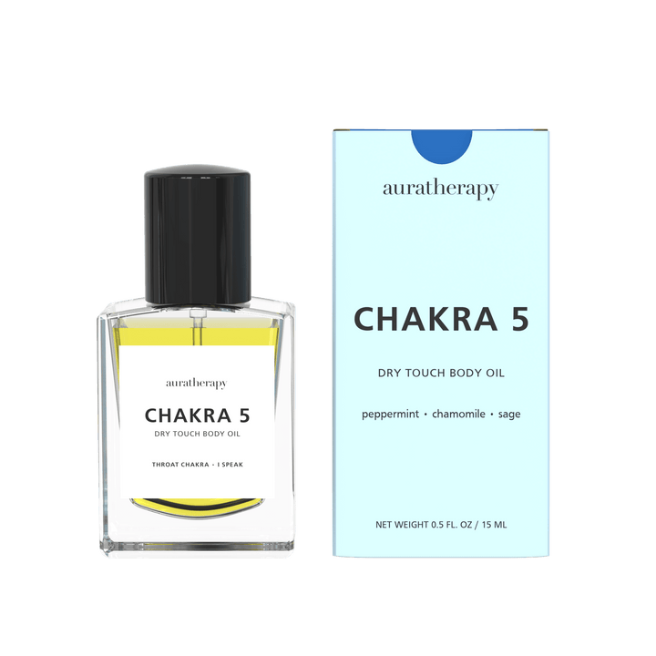 Chakra 5 Dry Touch Healing Body Oil