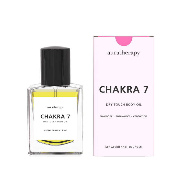 Chakra 7 Dry Touch Healing Body Oil