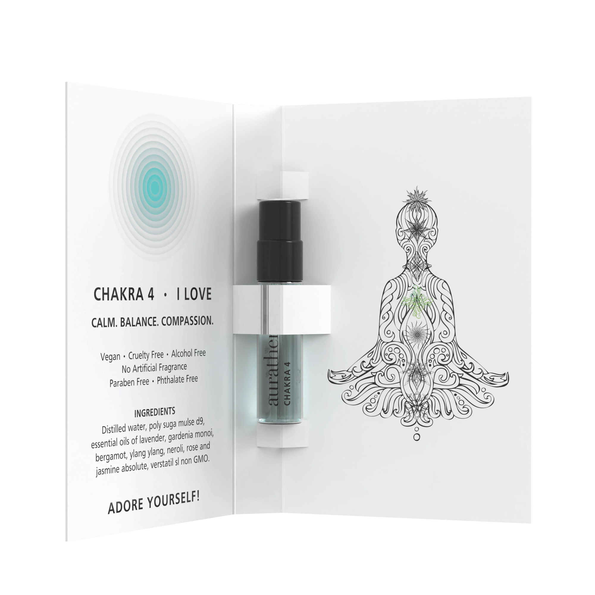Chakra 4 - Heart Chakra Aroma Perfume Sample