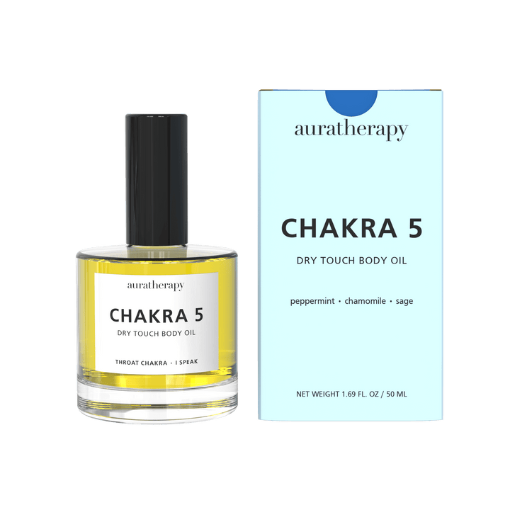 Chakra 5 Dry Touch Healing Body Oil