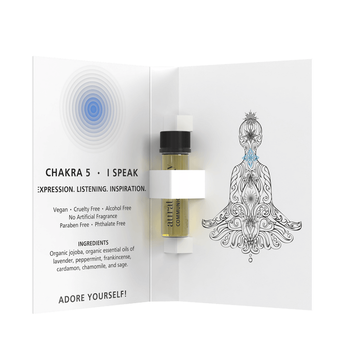 Sample Chakra 5 Communication Roll On Perfume Oil